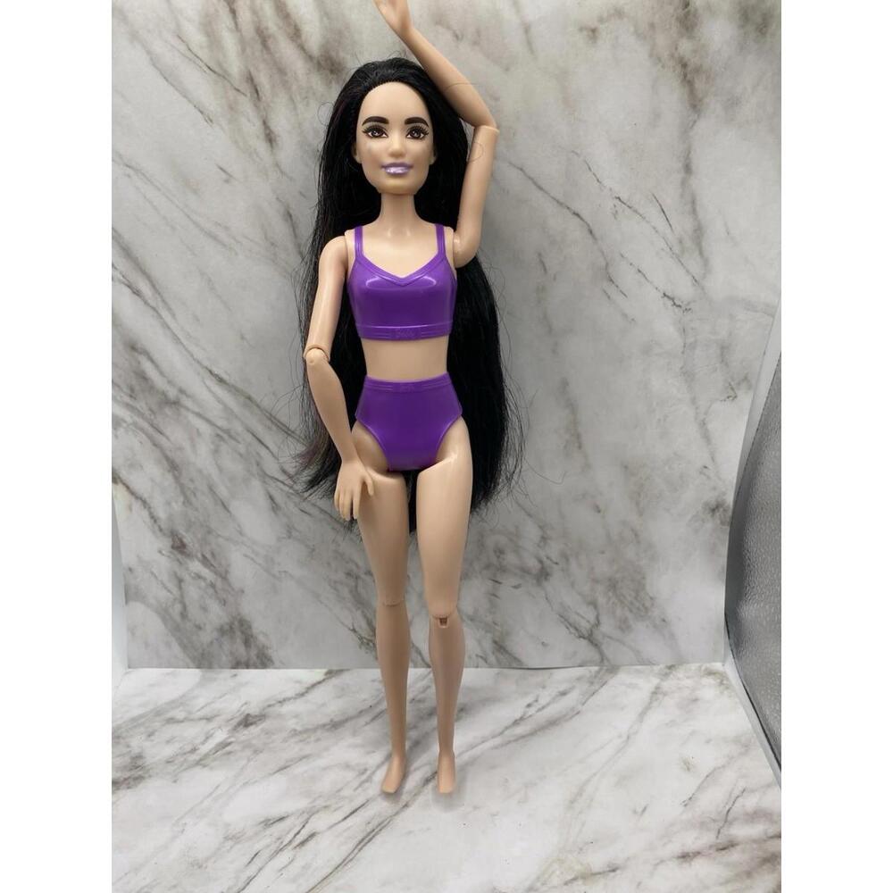 2020 Cutie Reveal Jungle Series Articulated Barbie Doll HKR00 Black Hair B16